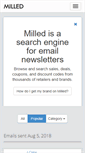 Mobile Screenshot of milled.com