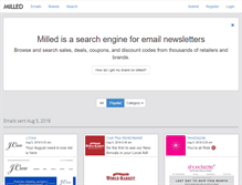 Tablet Screenshot of milled.com
